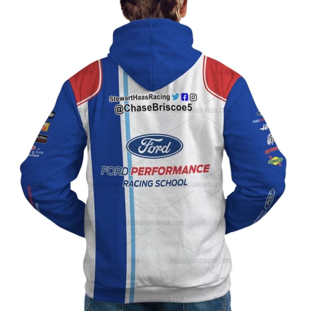 Chase Briscoe Ford Nascar Racing Uniform All Over Print Hoodie