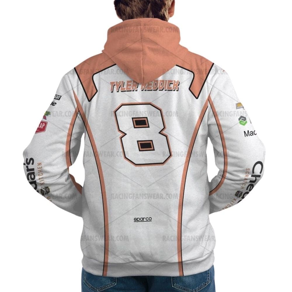 Tyler Reddick 8 Nascar 2022 Cheddars Racing All Over Print Hoodie