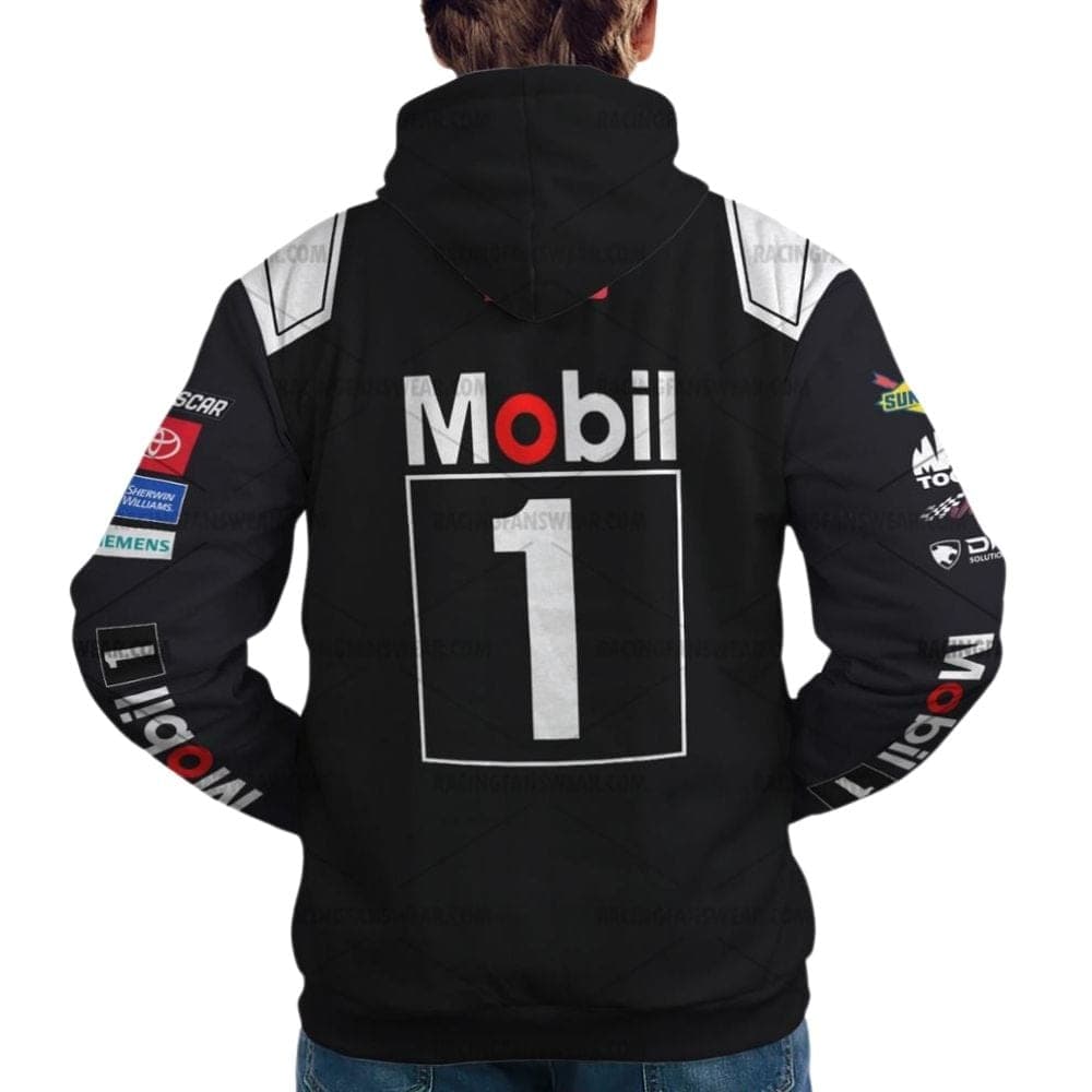 Christopher Bell Nascar Racing 2024 Mobil 1 Uniform All Over Print Hoodie