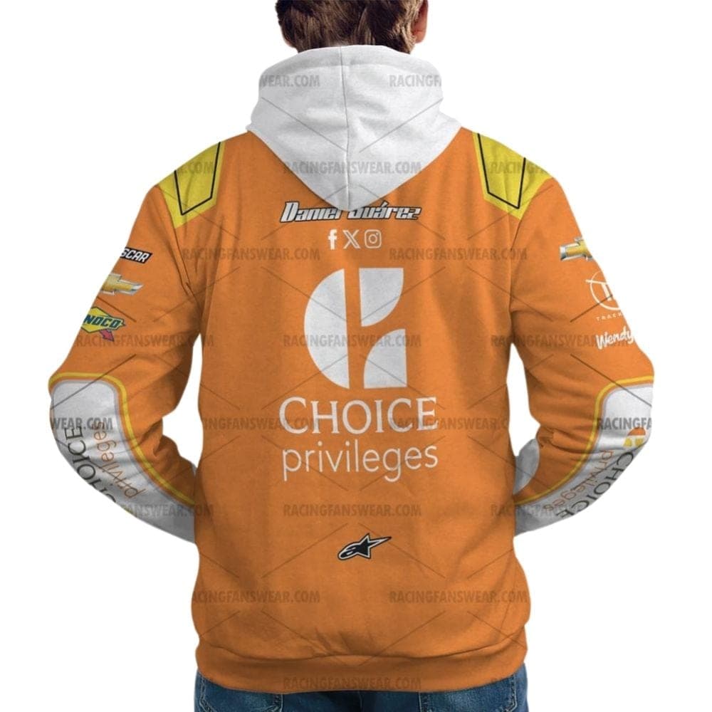 Daniel Suarez Nascar Racing 2024 Choice Privileges Uniform All Over Print Hoodie