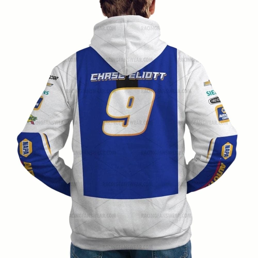 Chase Elliott Nascar Racing Uniform All-over Print Hoodie