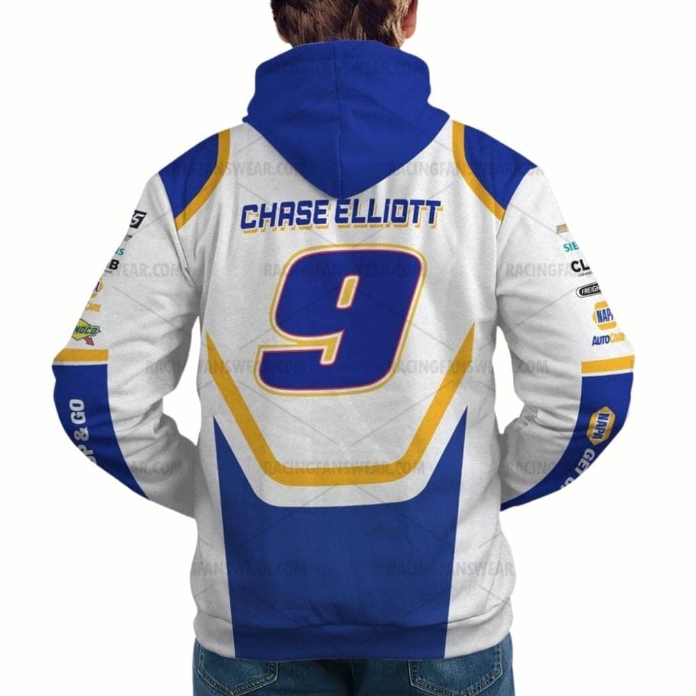 Chase Elliott Nascar Racing 2023 Uniform All-over Print Hoodie