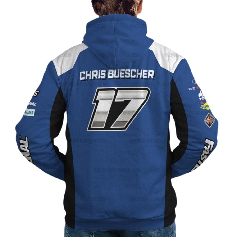 Chris Buescher Nascar 2023 Racing Uniform All Over Print Hoodie