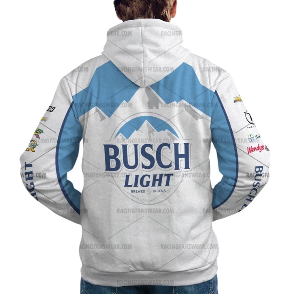 Ross Chastain Nascar Racing 2024 Trackhouse Racing Busch Light Uniform All Over Print Hoodie