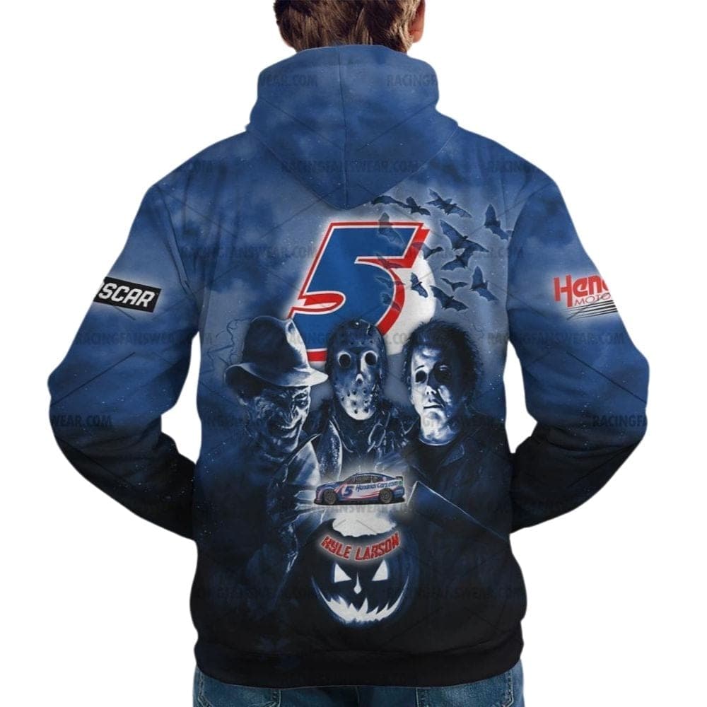 Kyle Larson Nascar Hendrickcars Racing Halloween All Over Print Hoodie