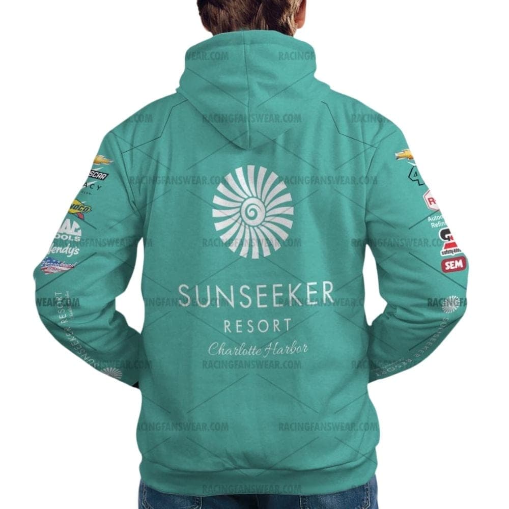 Carson Hocevar Nascar Racing Sunseeker Resort 2023 Uniform All Over Print Hoodie