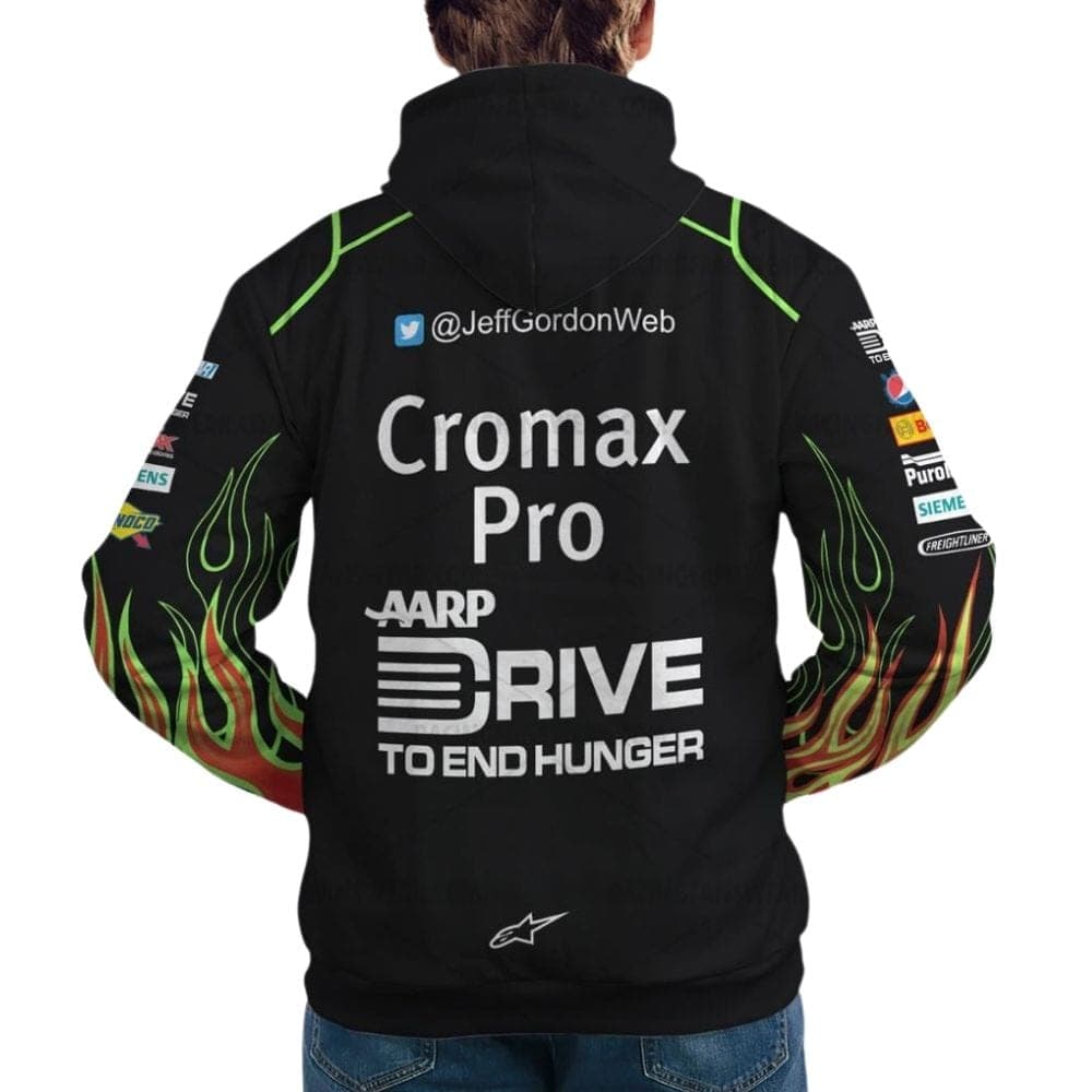 Jeff Gordon Nascar Racing Cromax Pro Uniform All Over Print Hoodie