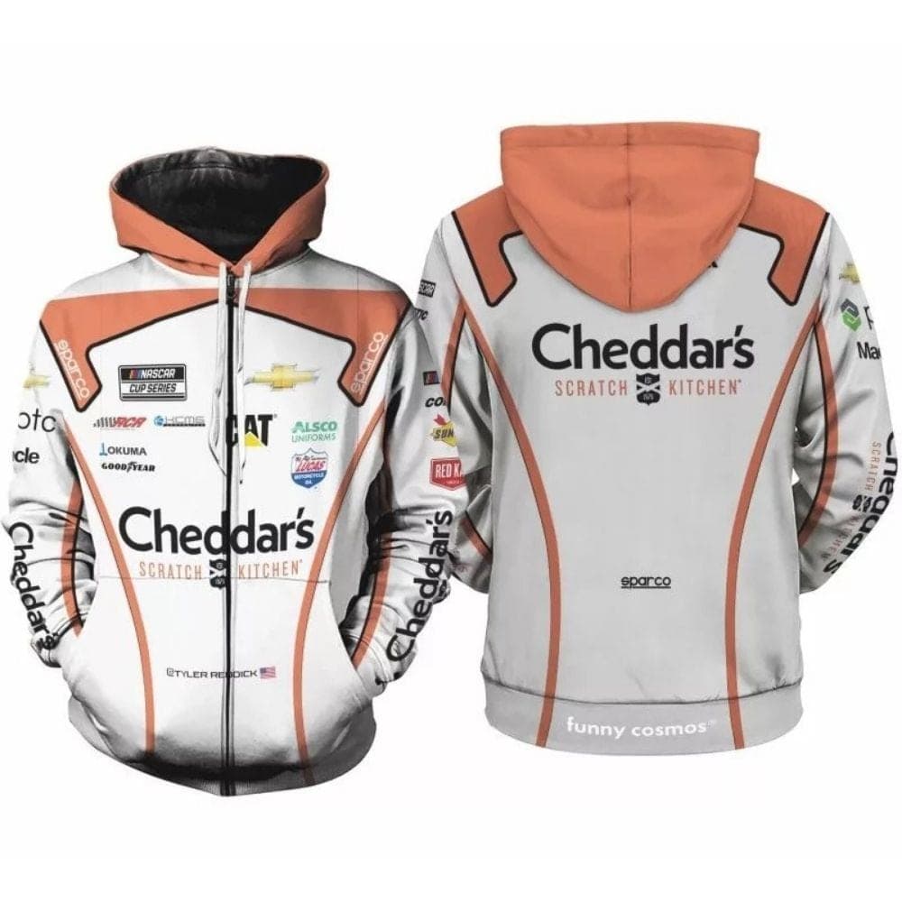 Tyler Reddick Nascar 2022 Cheddars Racing All Over Print Hoodie