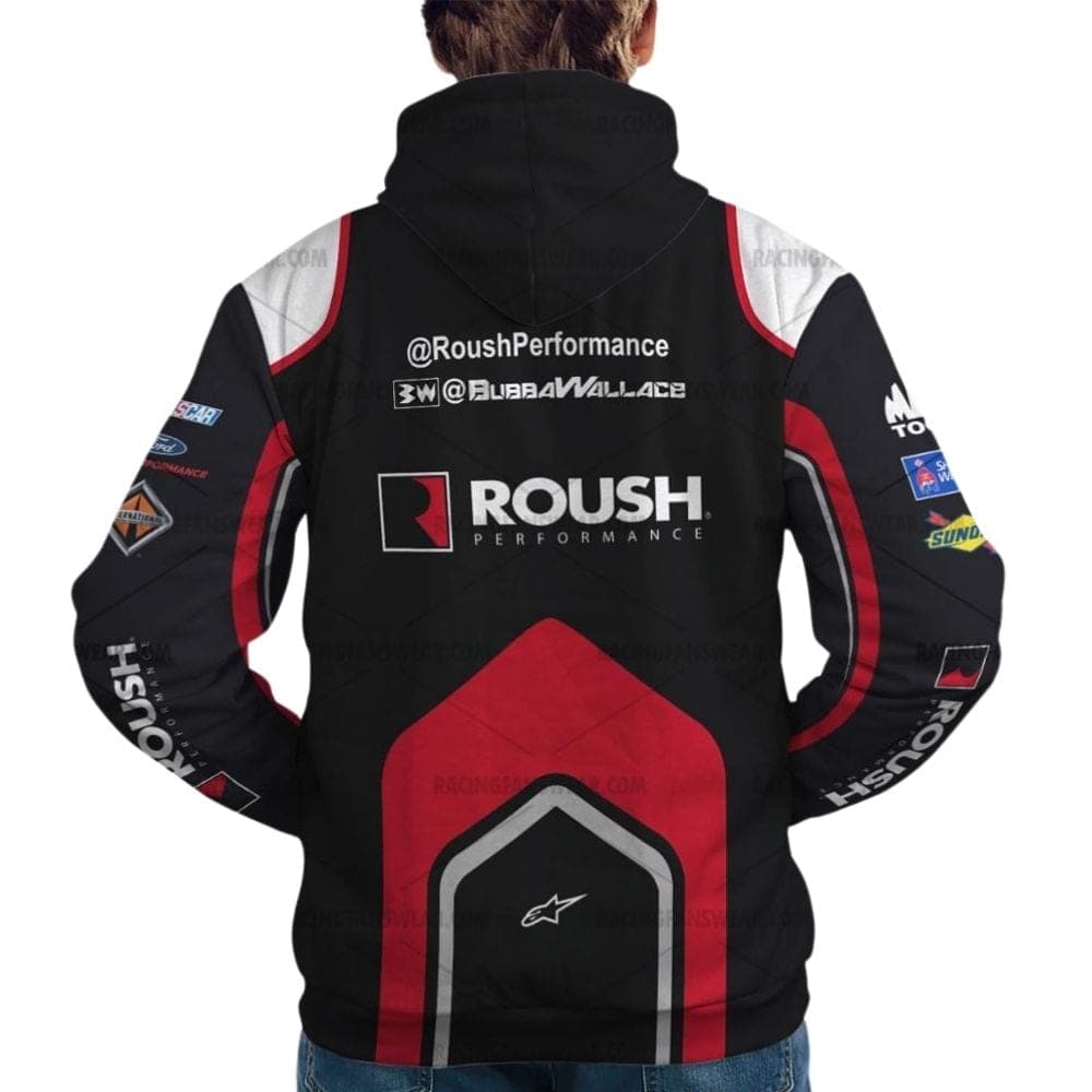 Bubba Wallace Nascar Racing Roush Performance 2016 Uniform All Over Print Hoodie