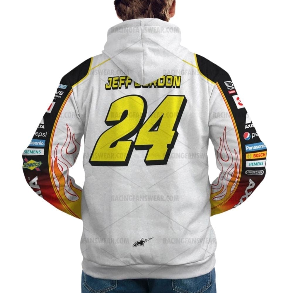 Jeff Gordon 24 Nascar Racing Axalta Uniform All Over Print Hoodie