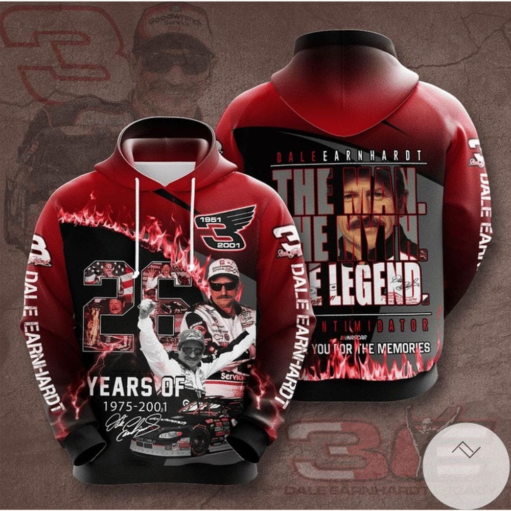 Dale Earnhardt The Man The Myth The Legend All-over Print Hoodie