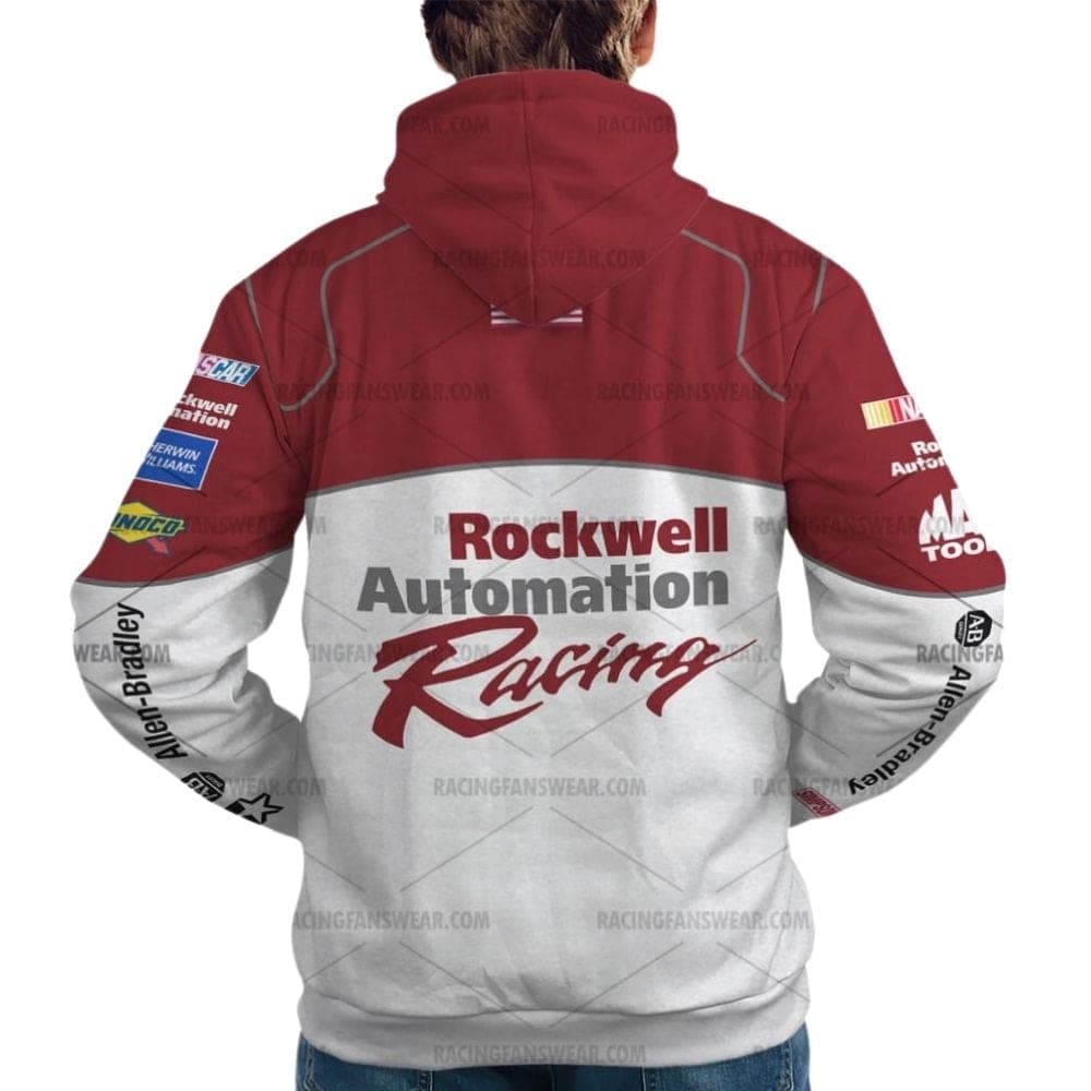 Denny Hamlin Nascar Racing 2007 Rockwell Automation Uniform All Over Print Hoodie