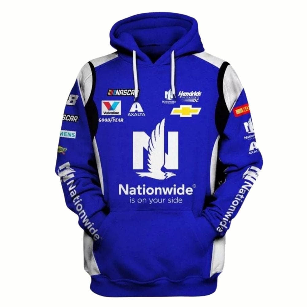 Alex Bowman Hendrick Motorsports Nascar Cup Series Goodyear Racing Uniform All Over Print Hoodie