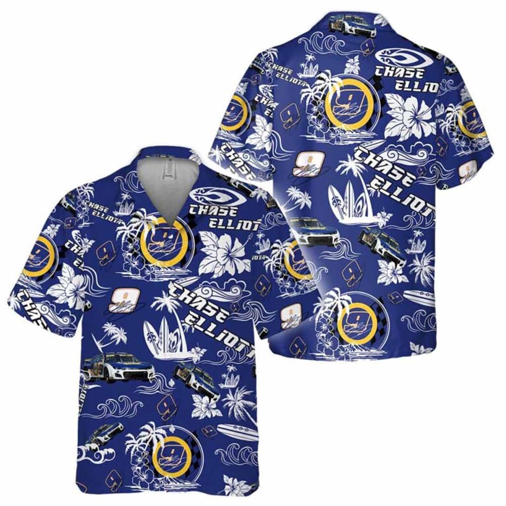 Chase Elliott Nascar Racing Hawaiian Shirt