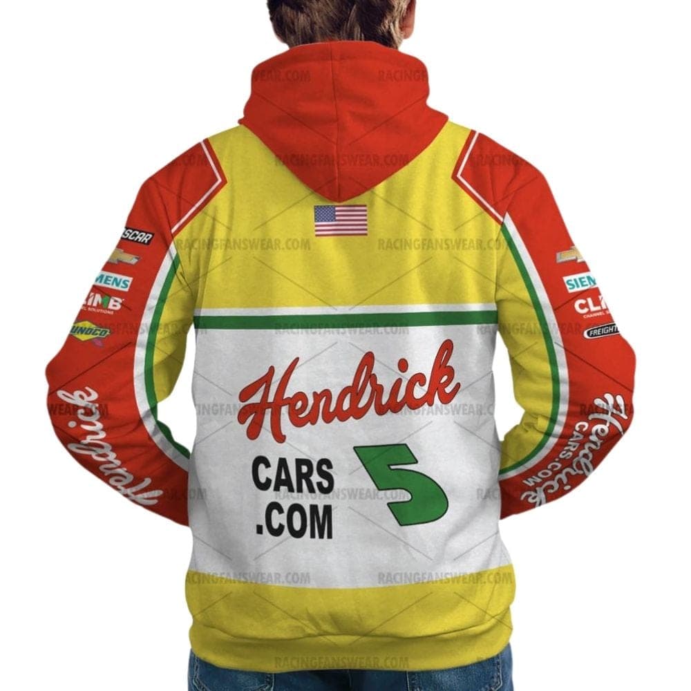 Kyle Larson 5 Nascar Hendrickcars Racing 2024 Uniform All Over Print Hoodie