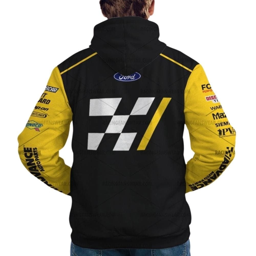 Ryan Blaney Nascar Advance Auto Parts Racing 2024 Uniform All Over Print Hoodie