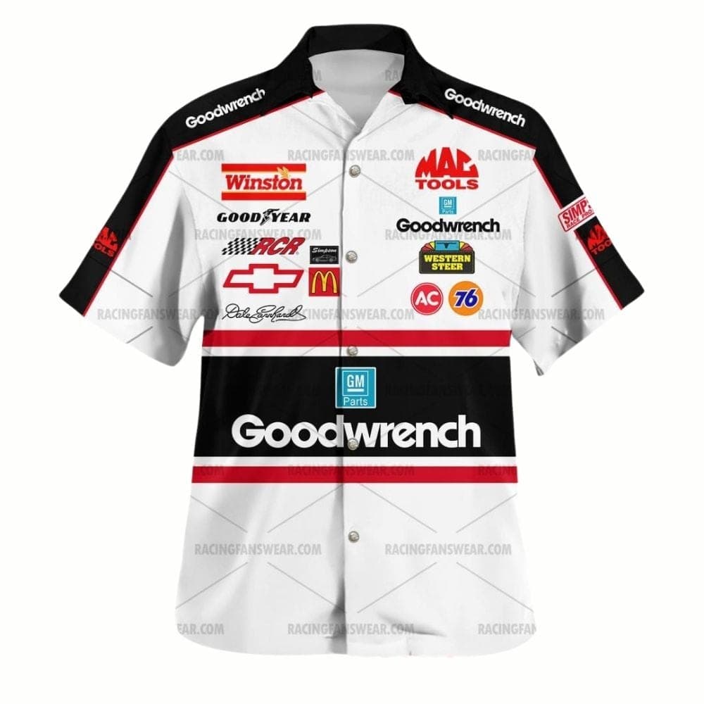 Dale Earnhardt Sr Nascar Racing 1991 Uniform Hawaiian Shirt