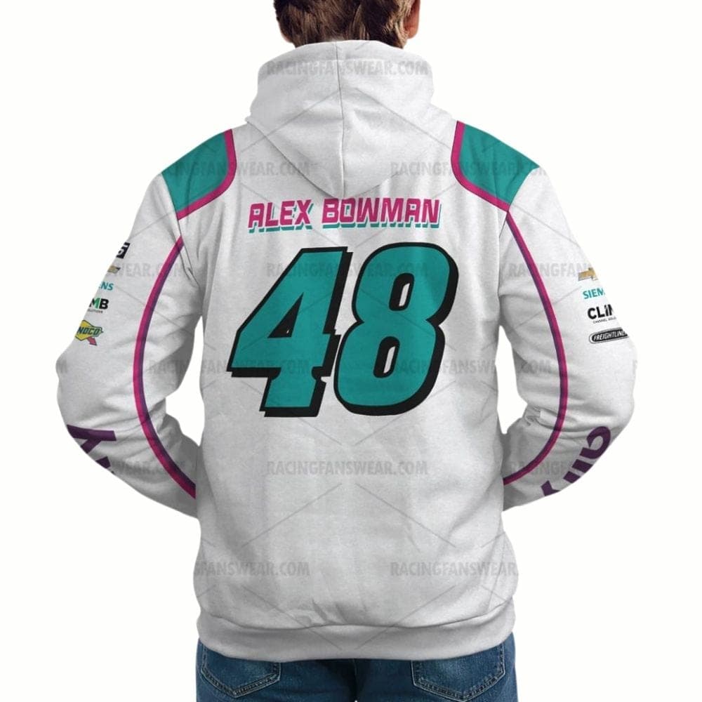 Alex Bowman Nascar Racing Ally Do It Right 2023 Uniform All Over Print Hoodie