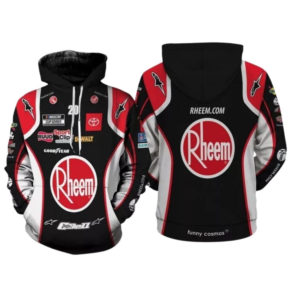 Christopher Bell Nascar 2022 Rheem And Dewalt Uniform All Over Print Hoodie