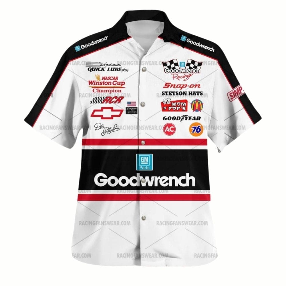Dale Earnhardt Nascar Racing 1994 Goodwrench Uniform Hawaiian Shirt