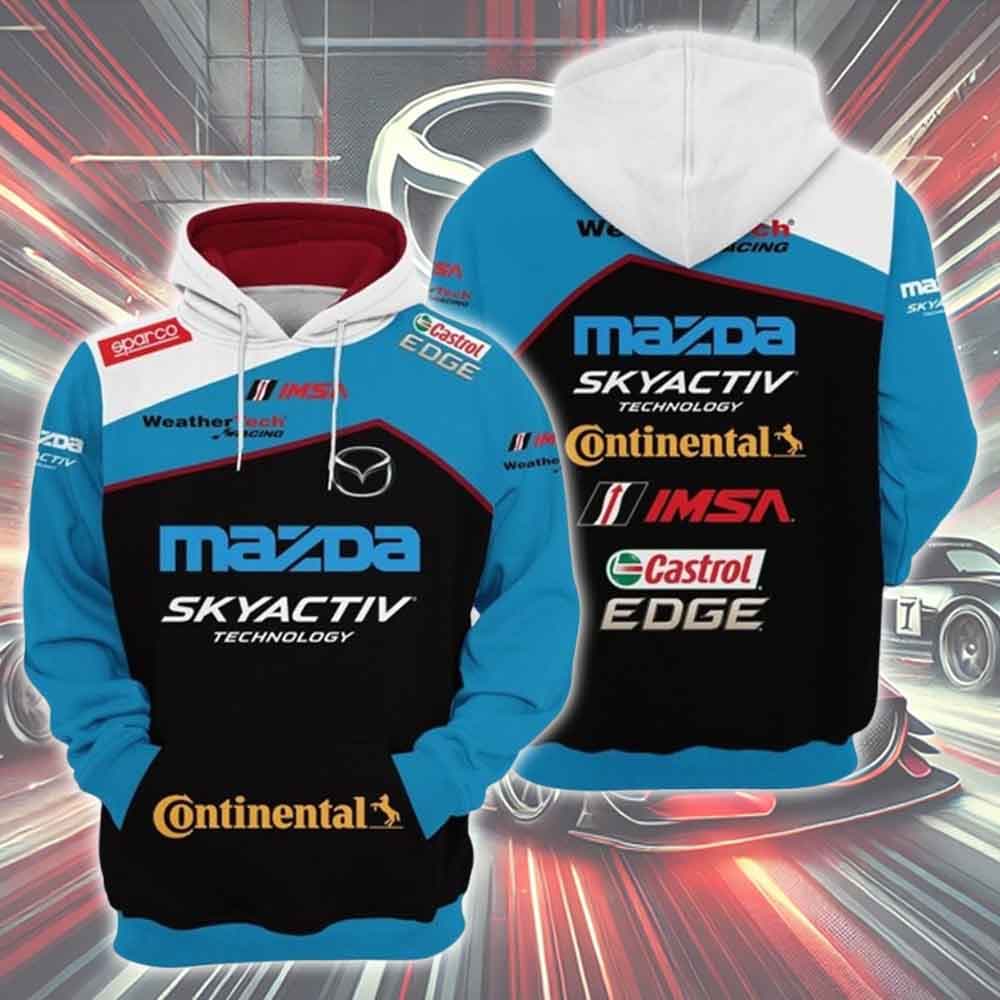Mazda Skyactiv Technology All-over Print Hoodie