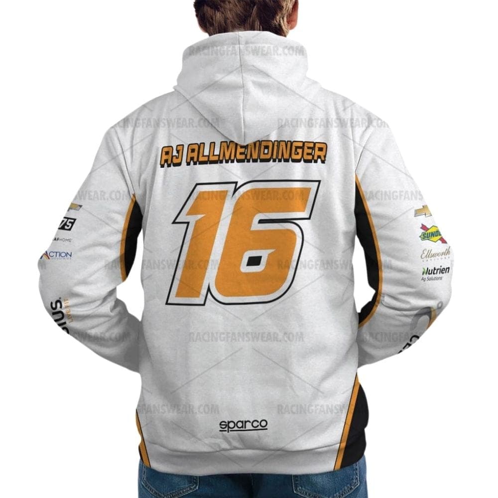 AJ Allmendinger Nascar Racing 2023 Celsius Live Fit Uniform All Over Print Hoodie