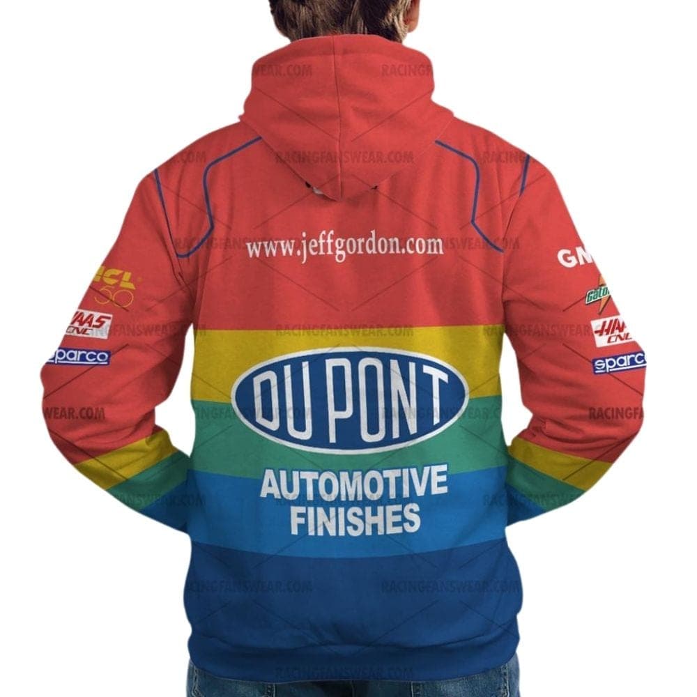 Jeff Gordon Nascar Racing Dupont 1999 Uniform All Over Print Hoodie