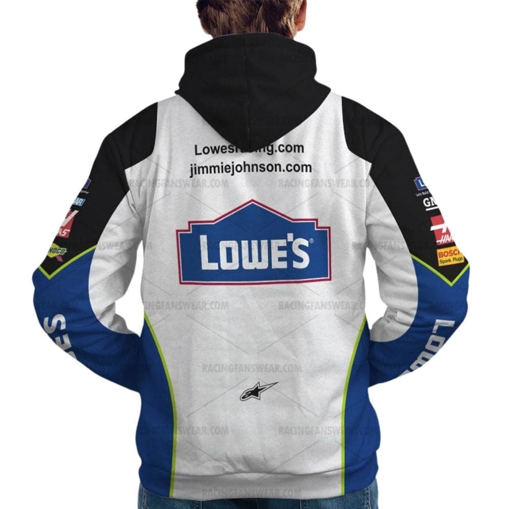 Jimmie Johnson Nascar Lowe's 2006 Racing Uniform All Over Print Hoodie