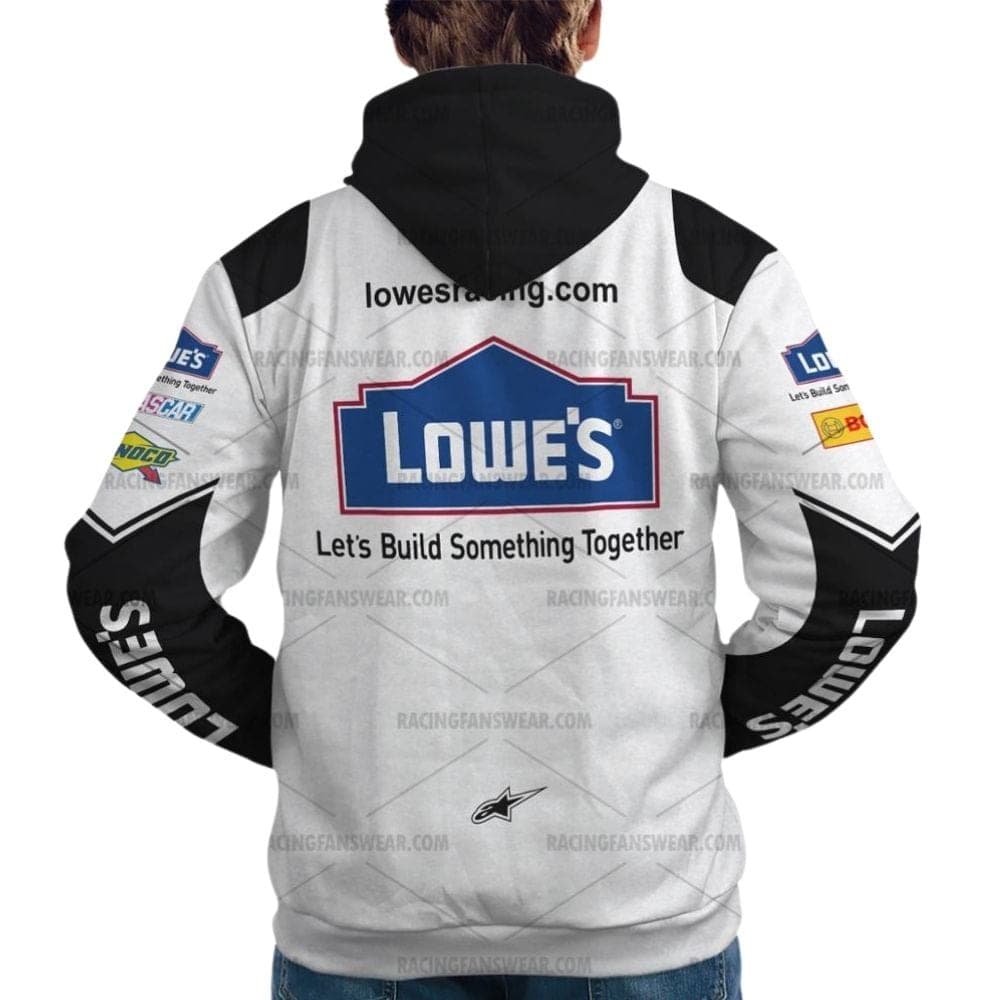 Jimmie Johnson Nascar Racing Lowe's Proservices 2009 Uniform All Over Print Hoodie