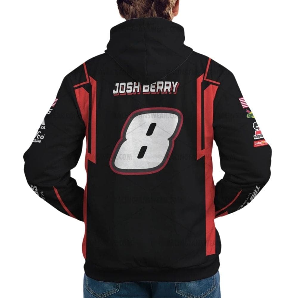 Josh Berry Nascar Racing 2023 Tire Pros Love The Drive Uniform All Over Print Hoodie