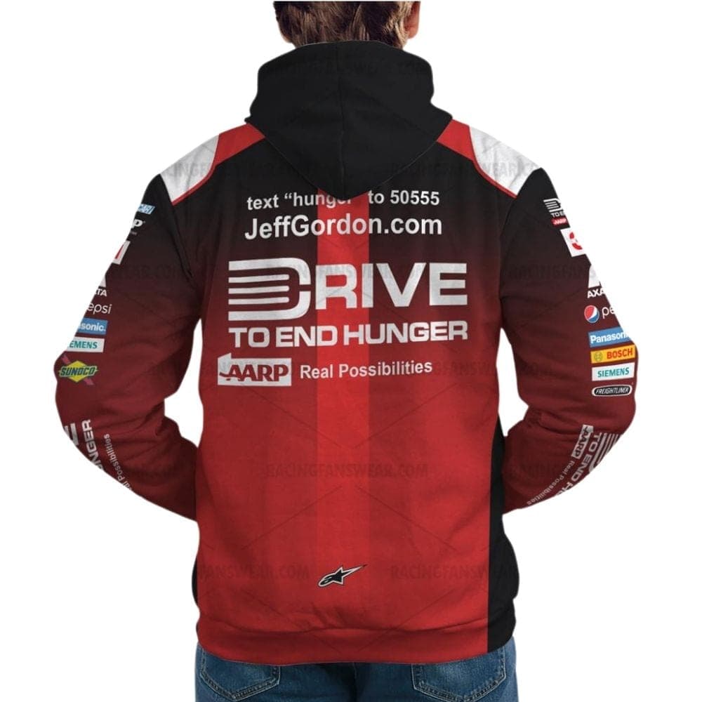 Jeff Gordon Nascar Racing Drive To End Hunger 2015 Uniform All Over Print Hoodie