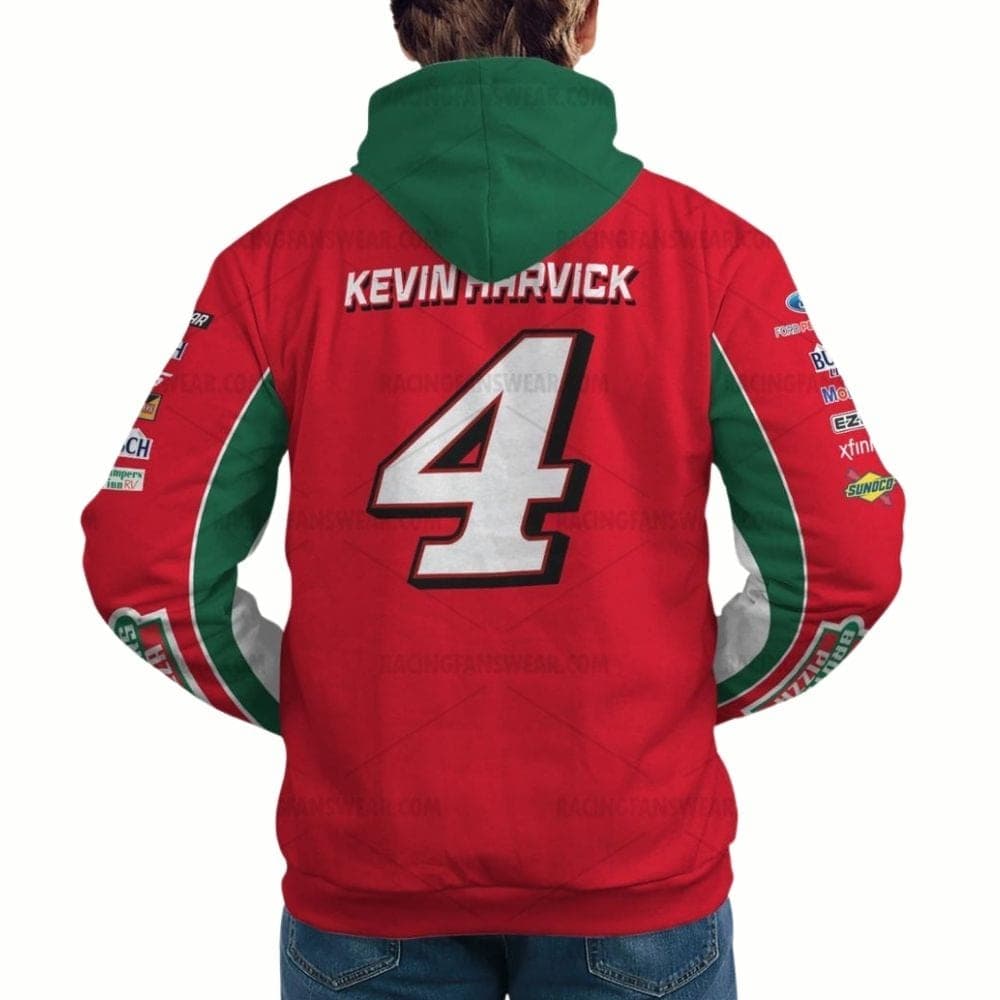 Kevin Harvick Nascar Racing 2001 Hunt Brothers Pizza Uniform All-over Print Hoodie