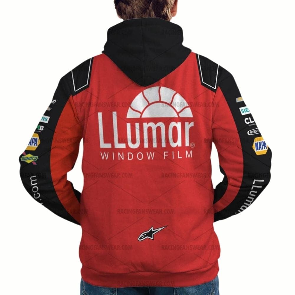 Chase Elliott Nascar Racing 2024 Hendrick Motorsports LLumar Uniform All-over Print Hoodie