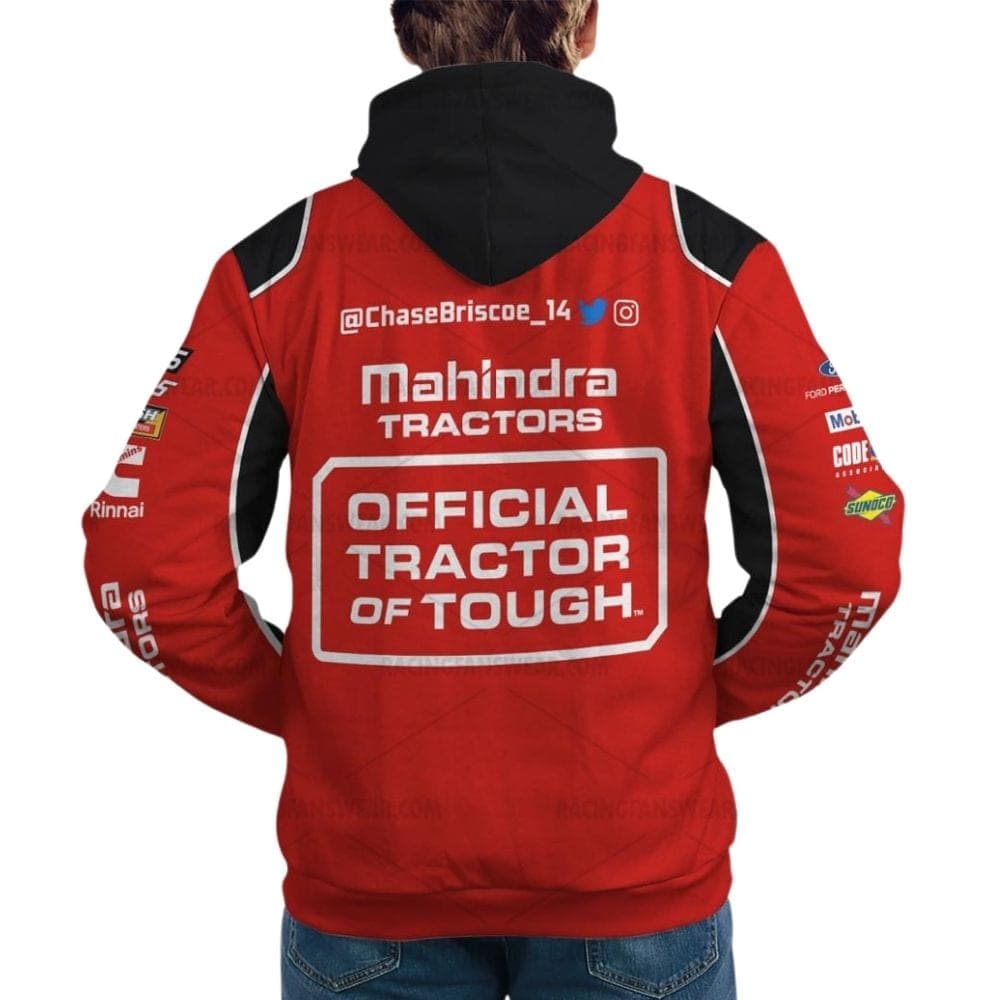 Chase Briscoe Mahindra Tractors Nascar 2023 Racing Uniform All Over Print Hoodie