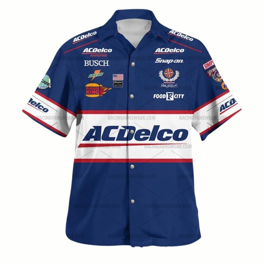 Dale Earnhardt Nascar Racing 2012 ACDelco Signature Uniform Hawaiian Shirt