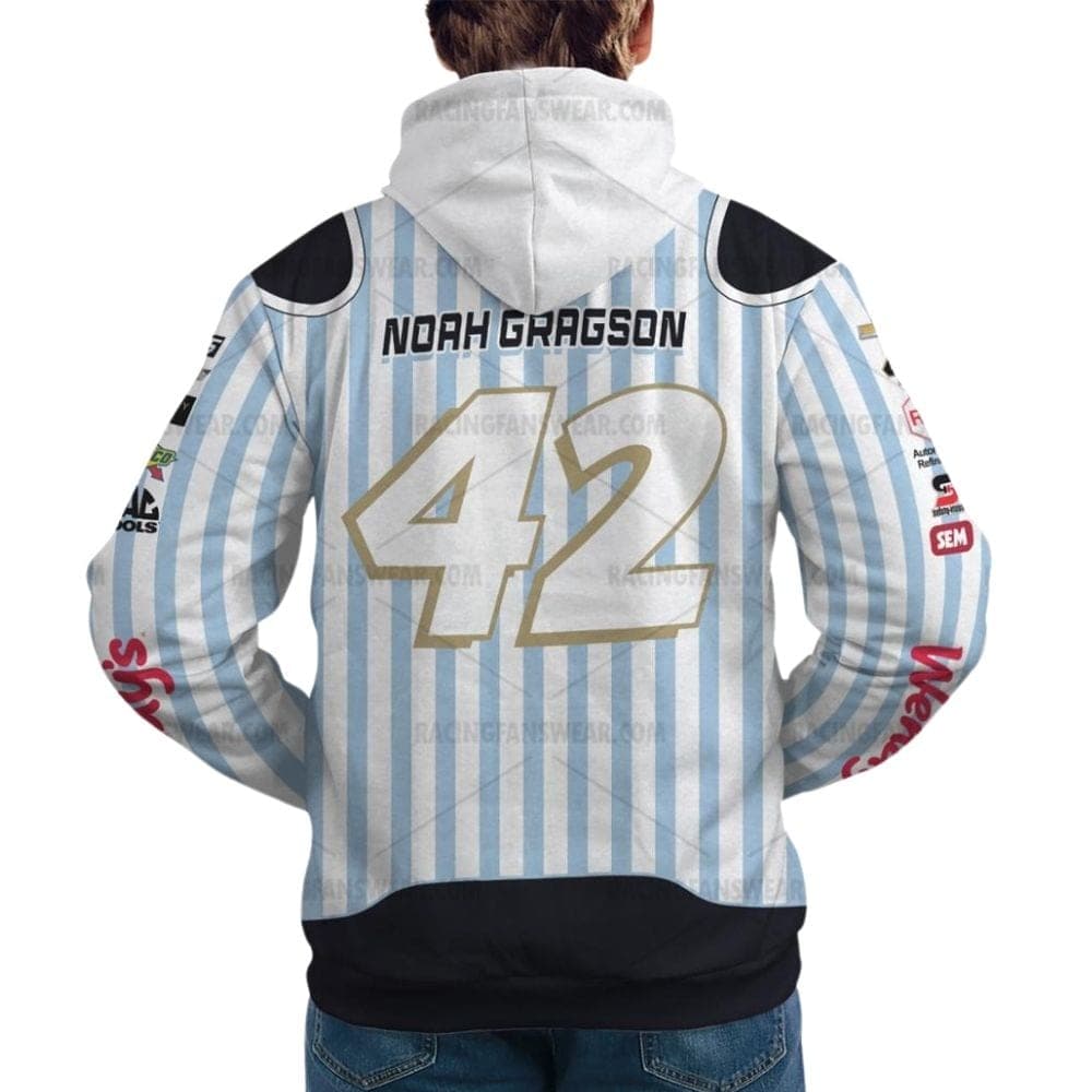 Noah Gragson Nascar Racing 2023 Wendy's Uniform All Over Print Hoodie
