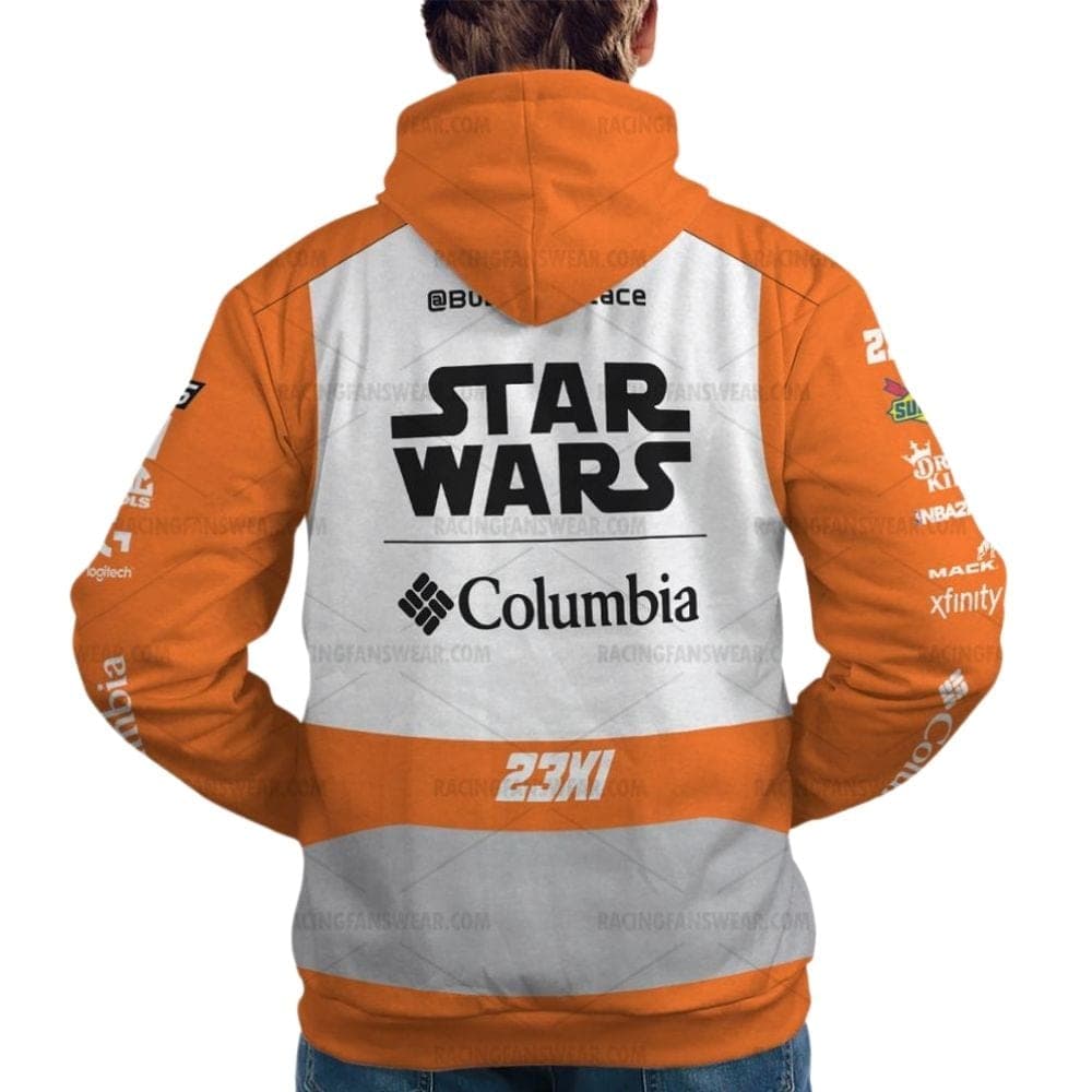 Bubba Wallace Nascar Racing Columbia 2023 Uniform All Over Print Hoodie