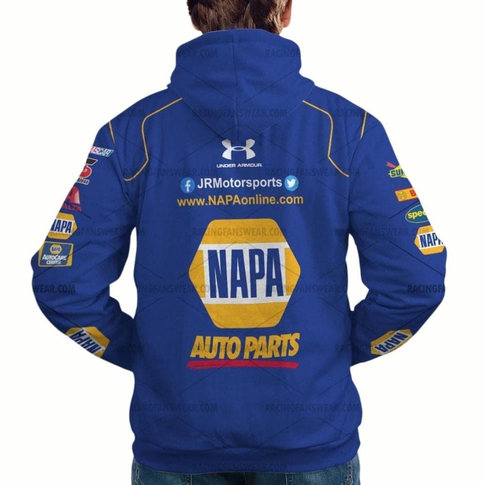 Chase Elliott Nascar Napa Auto Parts Racing Uniform All-over Print Hoodie