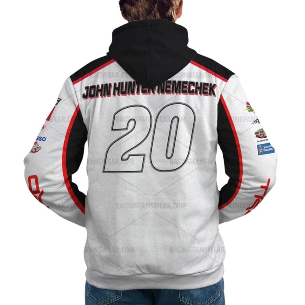 John Hunter Nemechek Nascar Racing 2023 Racing Toyota Uniform All Over Print Hoodie