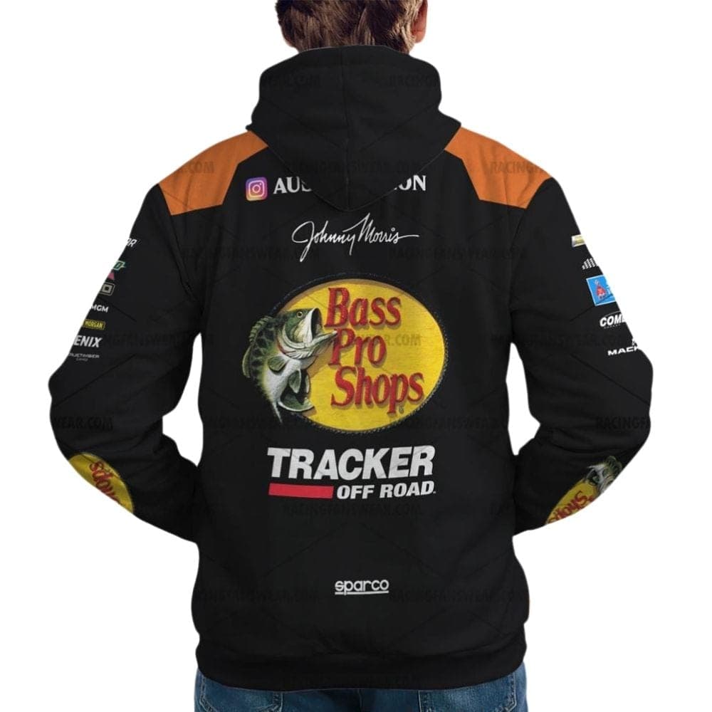 Austin Dillon Nascar Racing 2024 Richard Childress Racing Bass Pro Shops Uniform All Over Print Hoodie
