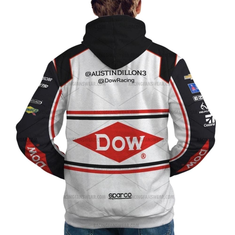 Austin Dillon Nascar Racing 2020 Dow Uniform All Over Print Hoodie