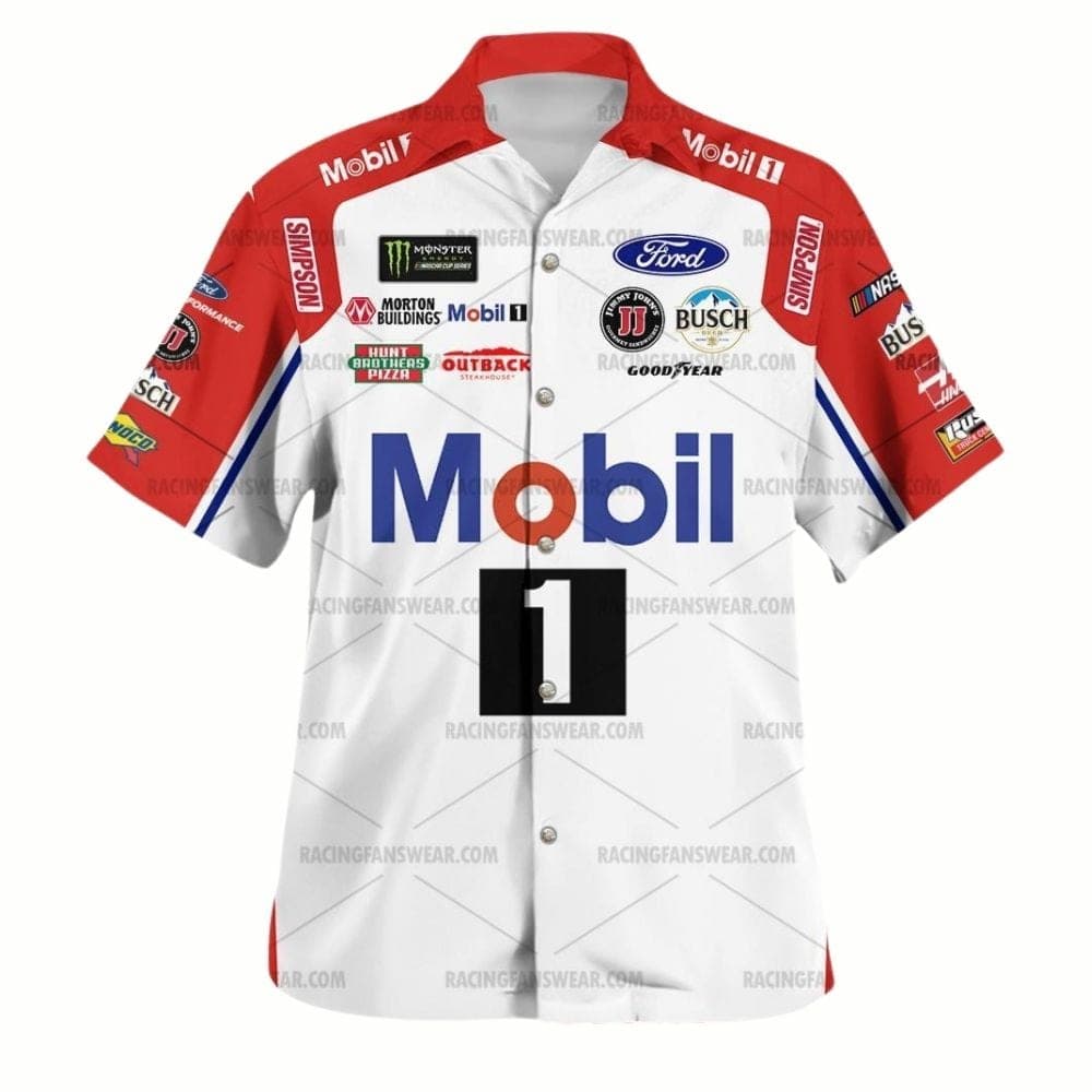 Kevin Harvick Nascar Mobil 1 Racing 2017 Uniform Hawaiian Shirt