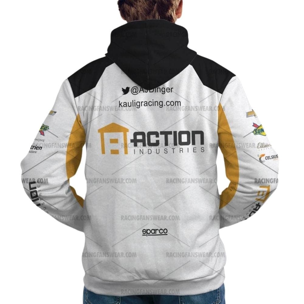 AJ Allmendinger Nascar Racing 2023 Action Industries Uniform All Over Print Hoodie