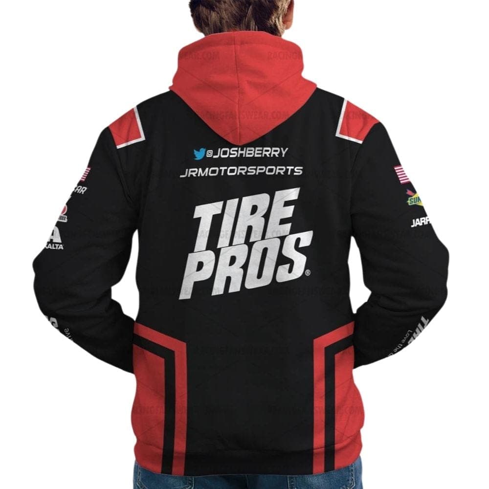 Josh Berry Nascar Racing 2022 Tire Pros Uniform All Over Print Hoodie