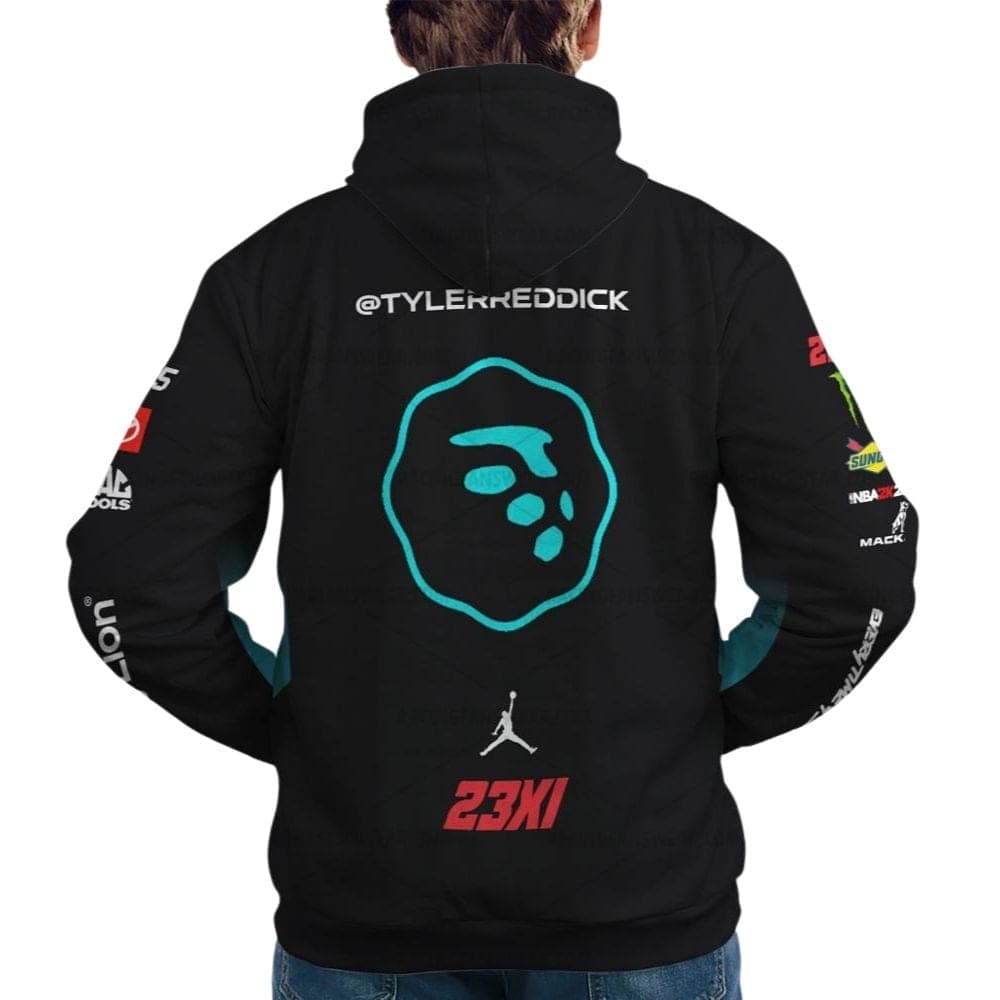Tyler Reddick Nascar 2023 Racing MoneyLion All Over Print Hoodie